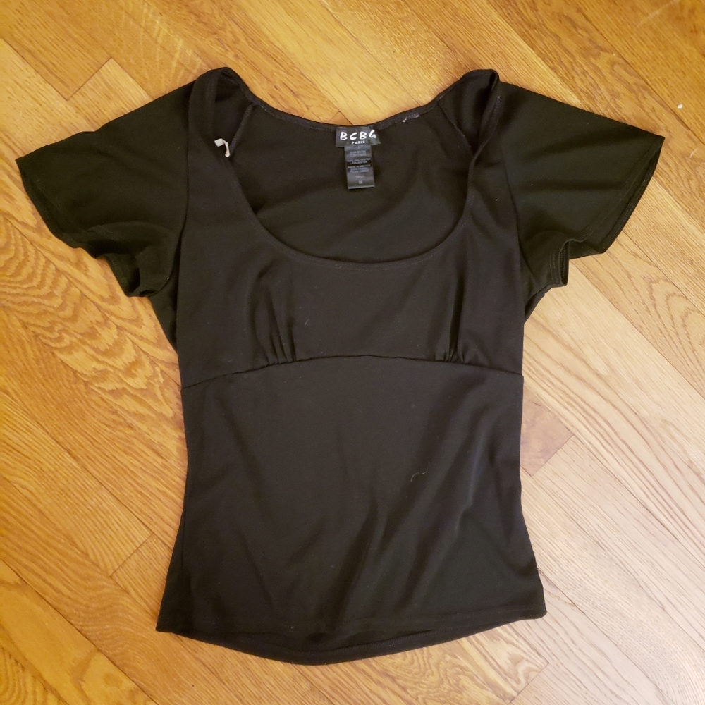 NWOT black BCBG top